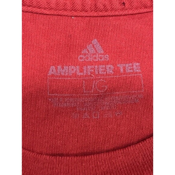 Adidas Manchester United FC Paul Pogba Amplifier Red T-Shirt Size L Soccer - Picture 4 of 4
